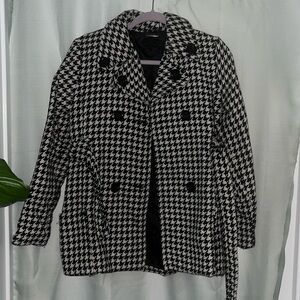 Girls Houndstooth Coat